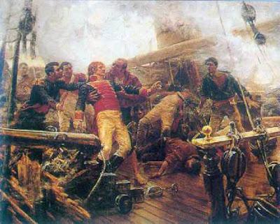 El combate naval de Trafalgar