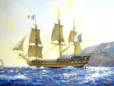 El combate naval de Trafalgar