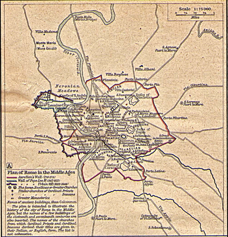 LA ROMA DEL SIGLO X. LA NUEVA CIUDAD QUE SURGE DE ENTRE LAS RUINAS.