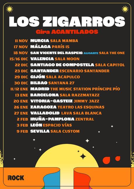 Los Zigarros: primeros conciertos de la ‘Gira Acantilados’