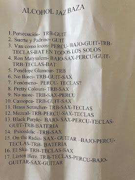 ALCOHOL JAZZ - 01/07/2023 - JazzTeDigo (Baza)