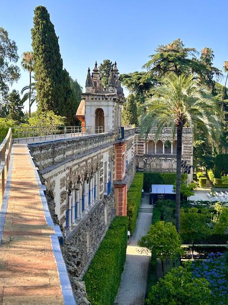 Galería alta de los Grutescos y del Palacio Gótico del Alcázar.