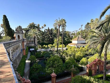 Galería alta de los Grutescos y del Palacio Gótico del Alcázar.