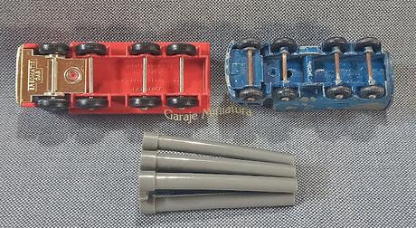 Foden y Leyland, dos camiones frontales piezas #10 de Matchbox Foden y Leyland, dos camiones frontales piezas #10 de Matchbox