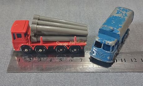 Foden y Leyland, dos camiones frontales piezas #10 de Matchbox Foden y Leyland, dos camiones frontales piezas #10 de Matchbox