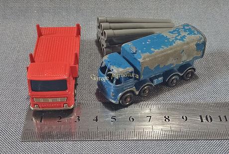 Foden y Leyland, dos camiones frontales piezas #10 de Matchbox Foden y Leyland, dos camiones frontales piezas #10 de Matchbox