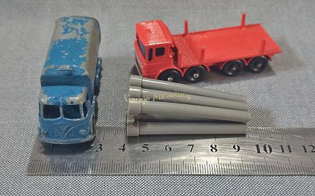 Foden y Leyland, dos camiones frontales piezas #10 de Matchbox Foden y Leyland, dos camiones frontales piezas #10 de Matchbox