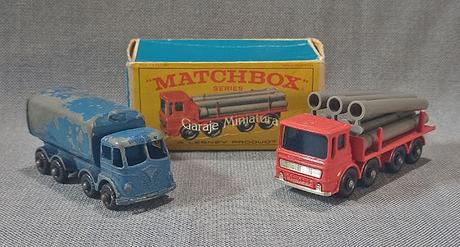 Foden y Leyland, dos camiones frontales piezas #10 de Matchbox Foden y Leyland, dos camiones frontales piezas #10 de Matchbox