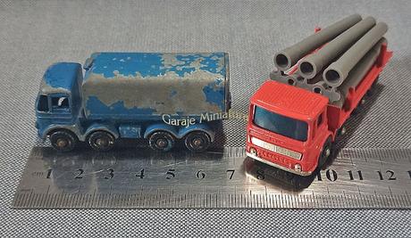 Foden y Leyland, dos camiones frontales piezas #10 de Matchbox Foden y Leyland, dos camiones frontales piezas #10 de Matchbox
