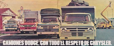 Dodge D500, DP 500, DP 600 y DP 800 camiones del año 1979