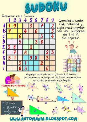 SUDOKU EN EL AULA Desafío matemático, Reto matemático, Problema matemático, Acertijos, Acertijos matemáticos, Retos mentales, Retos visuales, Sudoku, Sudoku 6x6, Sudoku Estrella, Estrelladoku, Puzzle matemático, Sudoku en el aula, Sudoku en clases, Sudoku escolar, Sudoku educativo, Sudoku Pitagórico, Pitagoku