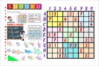 SUDOKU PITAGÓRICO SUDOKU PITAGÓRICO