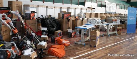 Herramientas del Programas del Banco del Ministerio de Desarrollo Social de la Nación, fueron entregadas en Picún Leufú Herramientas del Programas del Banco del Ministerio de Desarrollo Social de la Nación, fueron entregadas en Picún Leufú