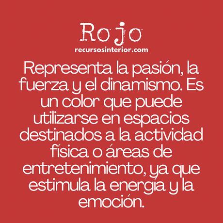 Significado color rojo Significado color rojo