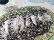Espaguetis soja negra limón sardinas lata