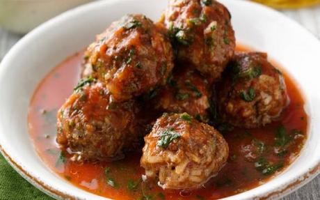 Albóndigas de carne peruanas