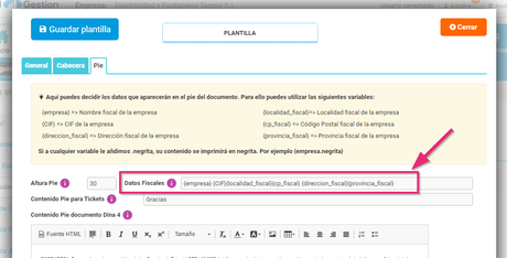 Modificar los datos fiscales que aparecen en la factura Modificar los datos fiscales que aparecen en la factura
