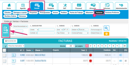Cómo crear una nueva factura desde Cloud Gestion
