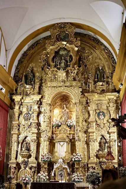 La iglesia del Convento del Espíritu Santo (3): el Retablo Mayor.