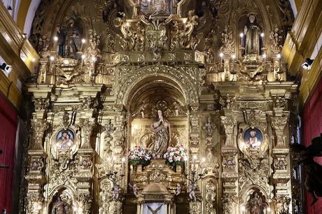 La iglesia del Convento del Espíritu Santo (3): el Retablo Mayor.