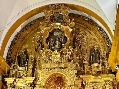 La iglesia del Convento del Espíritu Santo (3): el Retablo Mayor.