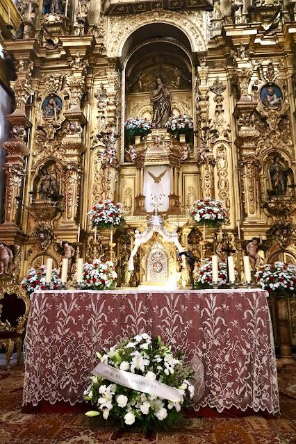 La iglesia del Convento del Espíritu Santo (3): el Retablo Mayor.