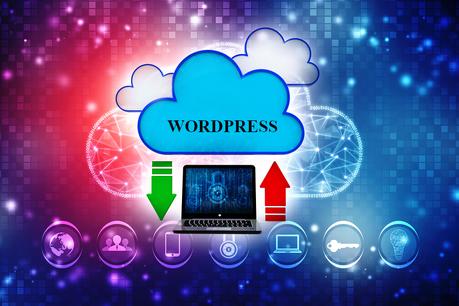 Cómo hacer copias de seguridad de WordPress y subirlas a Dataprius a través de API Imagen de ordenador haciendo copia de seguridad de wordpress a la nube