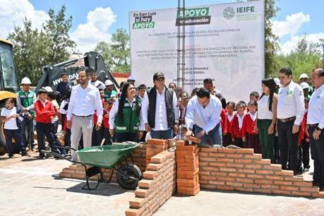 El gobernador Gallardo Cardona inicia nuevas obras de infraestructura en Tierra Nueva