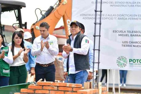 El gobernador Gallardo Cardona inicia nuevas obras de infraestructura en Tierra Nueva