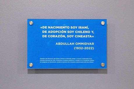 Cineteca Nacional de Chile realiza homenaje al cineasta Abdullah Ommidvar, a un año de su muerte
