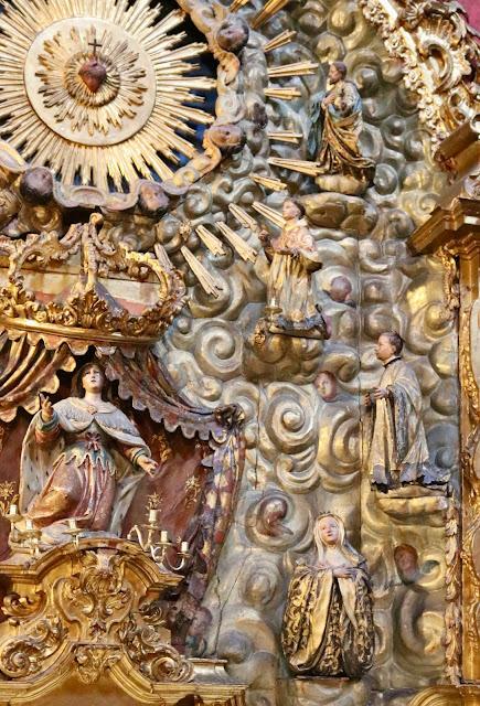 La iglesia del Convento del Espíritu Santo (5): el Retablo del Sagrado Corazón de Jesús.