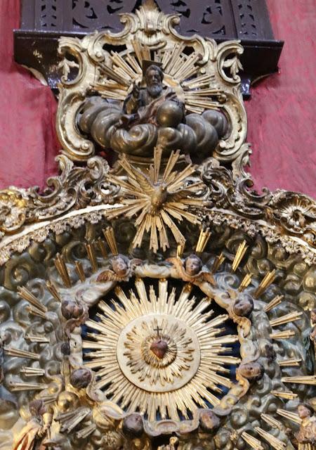 La iglesia del Convento del Espíritu Santo (5): el Retablo del Sagrado Corazón de Jesús.