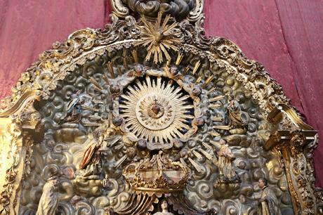 La iglesia del Convento del Espíritu Santo (5): el Retablo del Sagrado Corazón de Jesús.