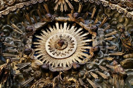 La iglesia del Convento del Espíritu Santo (5): el Retablo del Sagrado Corazón de Jesús.