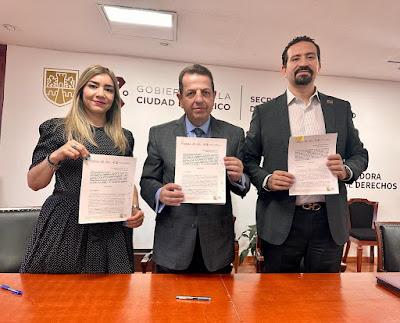 FIRMAN SEDECO Y PRODECON CONVENIO PARA IMPULSAR Y CAPACITAR A MIPYMES EN LA CIUDAD DE MÉXICO