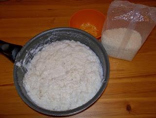 Arroz con leche de coco y pistachos  - * Coconut milk rice pudding