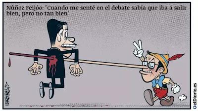 El mortal pacto del PP con Vox... Y Feijóo usa con profusión la mentira.