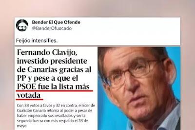 El mortal pacto del PP con Vox... Y Feijóo usa con profusión la mentira.