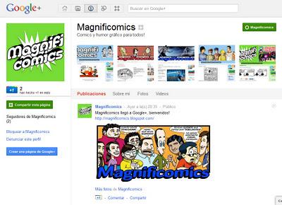 Magnificomics en Google Plus!