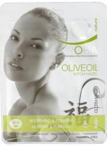 Mascarilla Facial en Tisú de aceite de oliva  ( Iroha Nature)