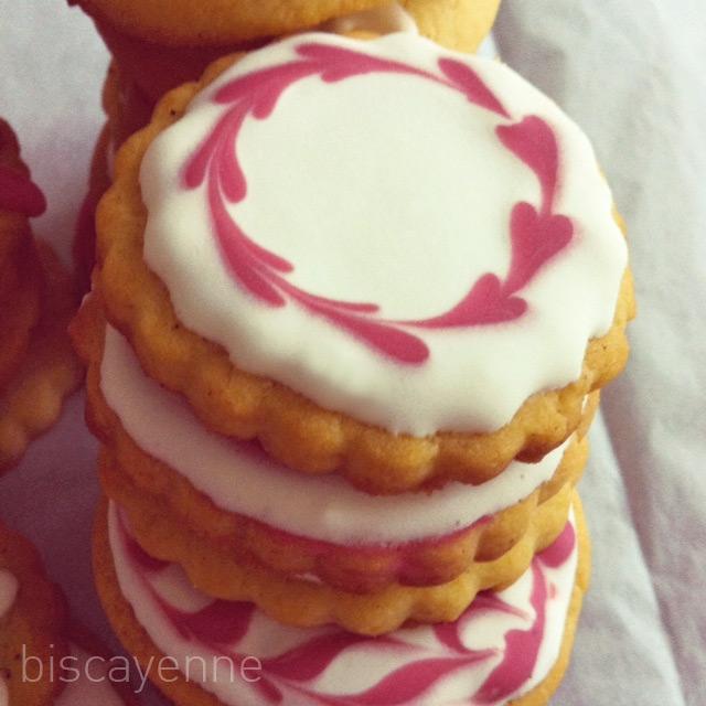 Galletas con colorantes naturales