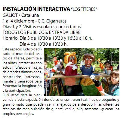Alicante. Festitíteres 2011 - XXIV Festival Internacional de Títeres