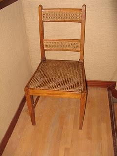 Reparación de asientos con regillas