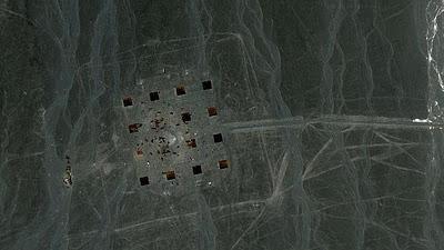 Extrañas estructuras chinas vistas desde el espacio