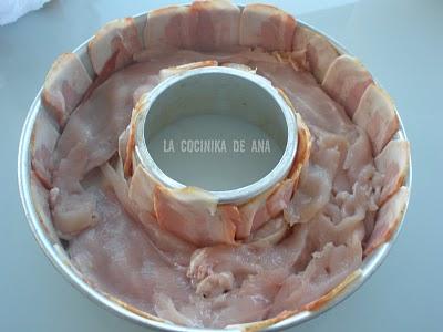 PASTEL DE POLLO Y BACON