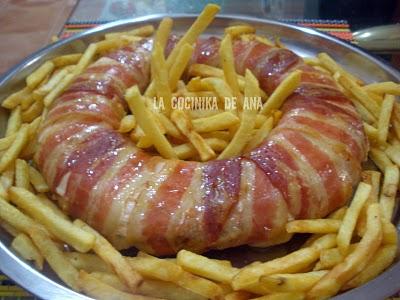 PASTEL DE POLLO Y BACON