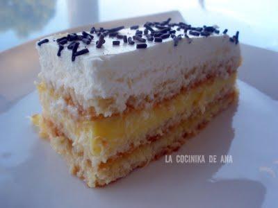 TARTA DE PIÑA (Sin usar horno)