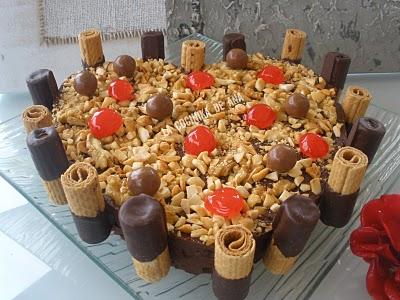 TARTA CRUJIENTE DE CHOCOLATE