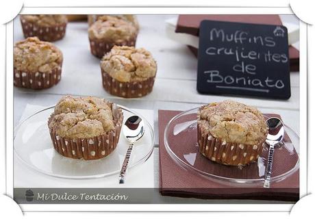 Muffins crujientes de Boniato y Canela