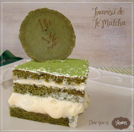Tiramisú de Té Matcha Tiramisú de Té Matcha